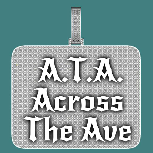 CUSTOM LETTER NECKLACE 3D BIG SQUARE