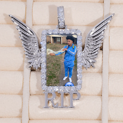 RIP WING 3D CUSTOM PICTURE PENDANT