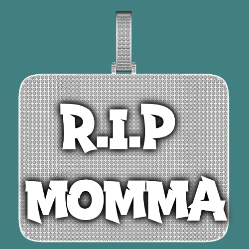 CUSTOM LETTER NECKLACE 3D BIG SQUARE