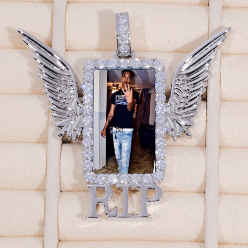 RIP WING 3D CUSTOM PICTURE PENDANT