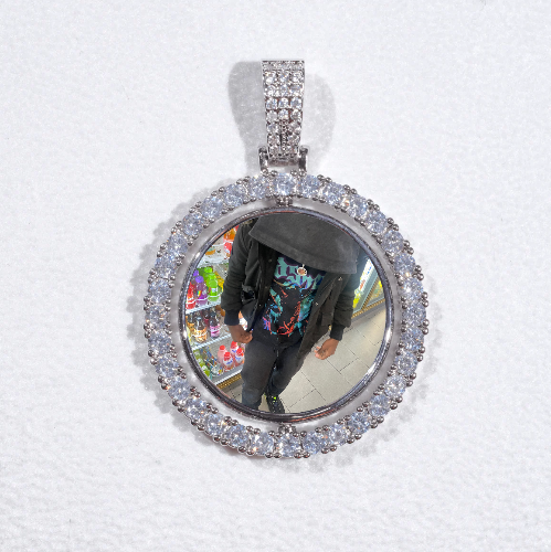 3D Spinning 2-Faced Custom Picture Pendant