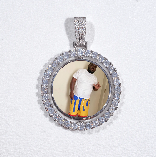 3D Spinning 2-Faced Custom Picture Pendant