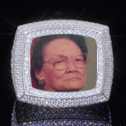3D CUSTOM PICTURE ICED RING