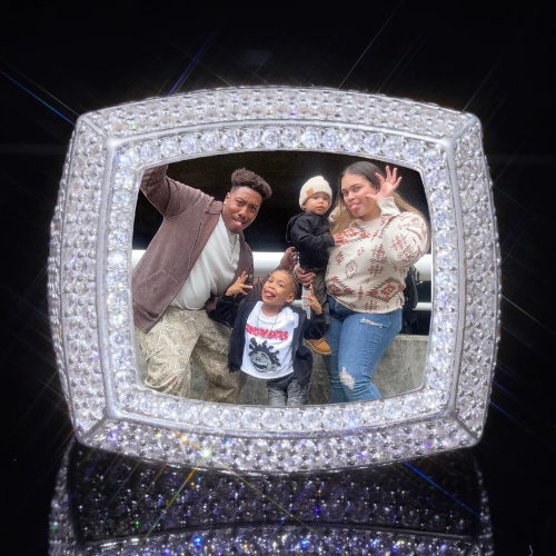 3D CUSTOM PICTURE ICED RING