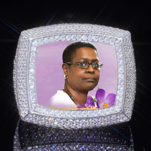 3D CUSTOM PICTURE ICED RING