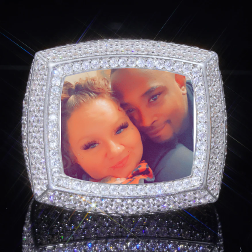 3D CUSTOM PICTURE ICED RING