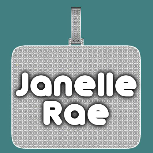 CUSTOM LETTER NECKLACE 3D BIG SQUARE