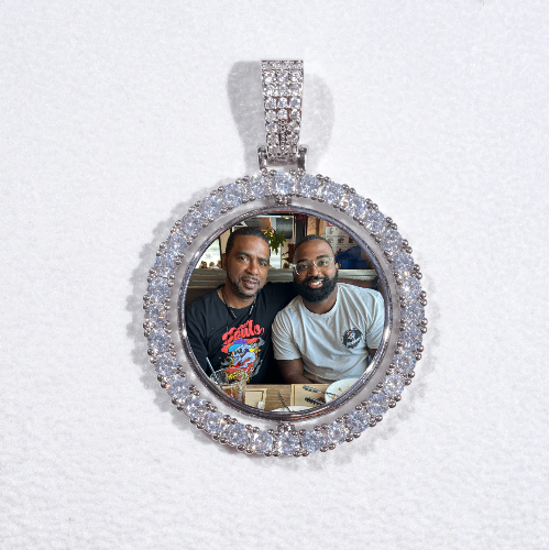 3D Spinning 2-Faced Custom Picture Pendant