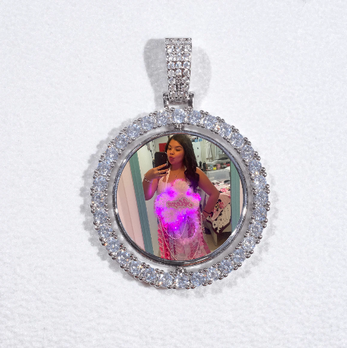 3D Spinning 2-Faced Custom Picture Pendant