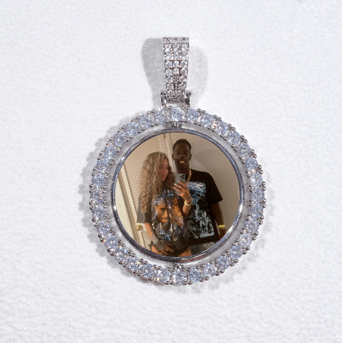 3D Spinning 2-Faced Custom Picture Pendant