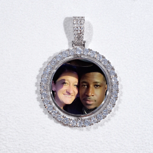 3D Spinning 2-Faced Custom Picture Pendant
