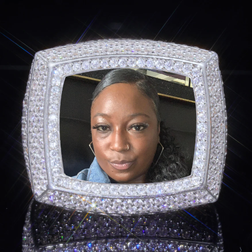 3D CUSTOM PICTURE ICED RING