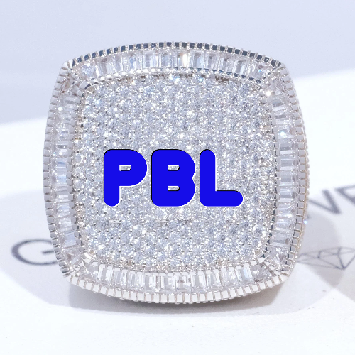 CUSTOM LETTER 3D ICED RING