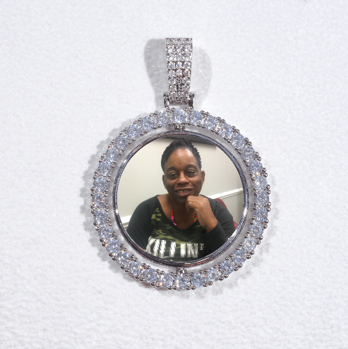 3D Spinning 2-Faced Custom Picture Pendant