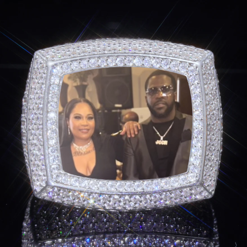3D CUSTOM PICTURE ICED RING