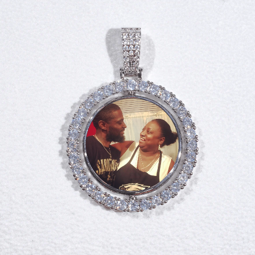 3D Spinning 2-Faced Custom Picture Pendant