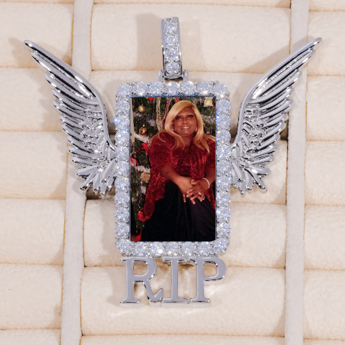 RIP WING 3D CUSTOM PICTURE PENDANT
