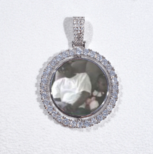 3D Spinning 2-Faced Custom Picture Pendant