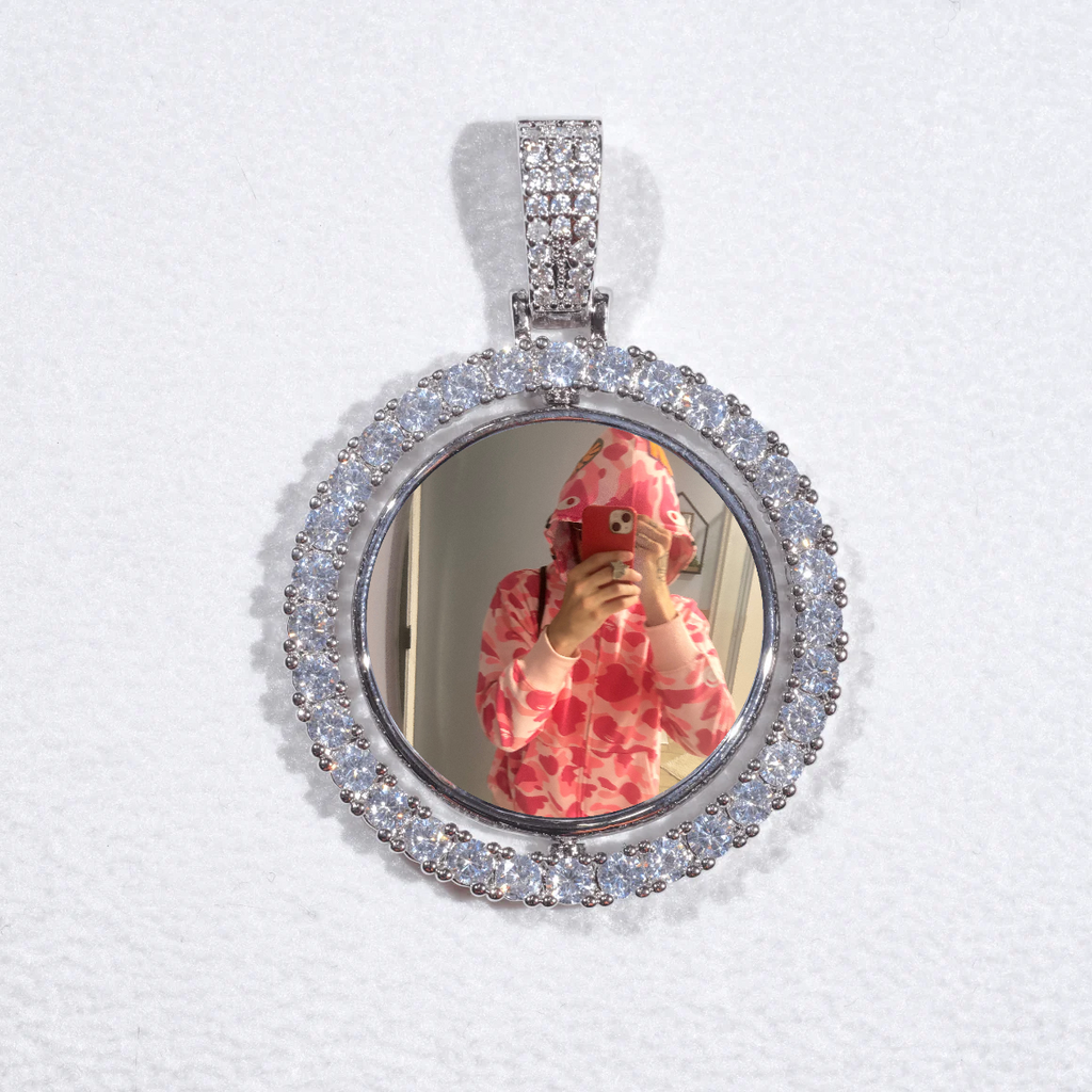 3D Spinning 2-Faced Custom Picture Pendant