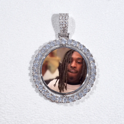 3D Spinning 2-Faced Custom Picture Pendant