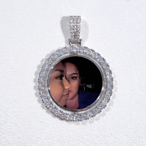 3D Spinning 2-Faced Custom Picture Pendant