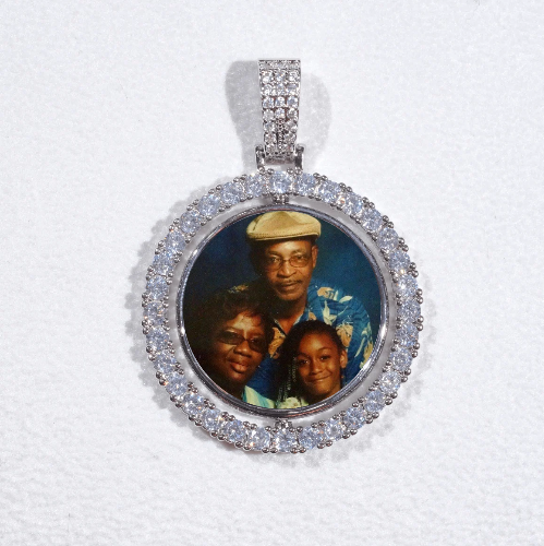 3D Spinning 2-Faced Custom Picture Pendant