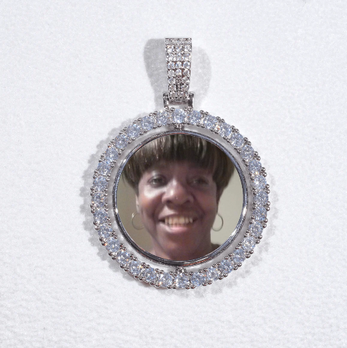 3D Spinning 2-Faced Custom Picture Pendant