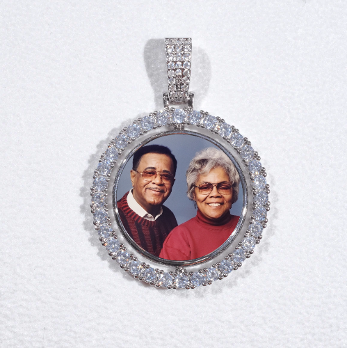 3D Spinning 2-Faced Custom Picture Pendant