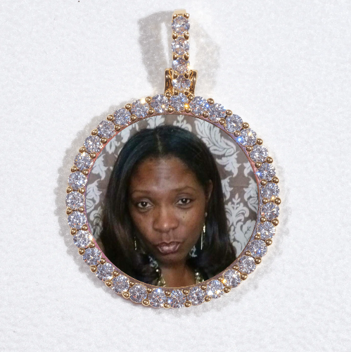 3D CIRCLE CUSTOM PICTURE PENDANT SMALL SIZE