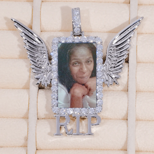 RIP WING 3D CUSTOM PICTURE PENDANT