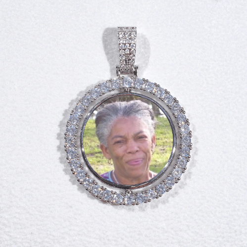 3D Spinning 2-Faced Custom Picture Pendant