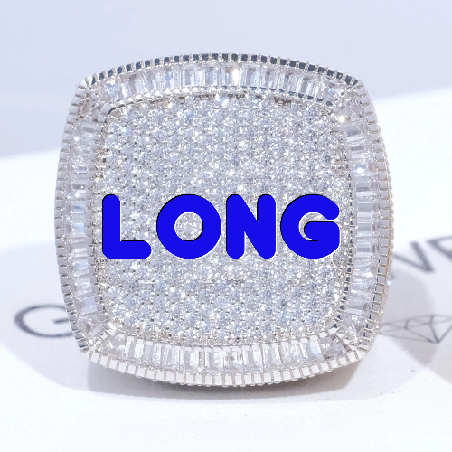 CUSTOM LETTER 3D ICED RING