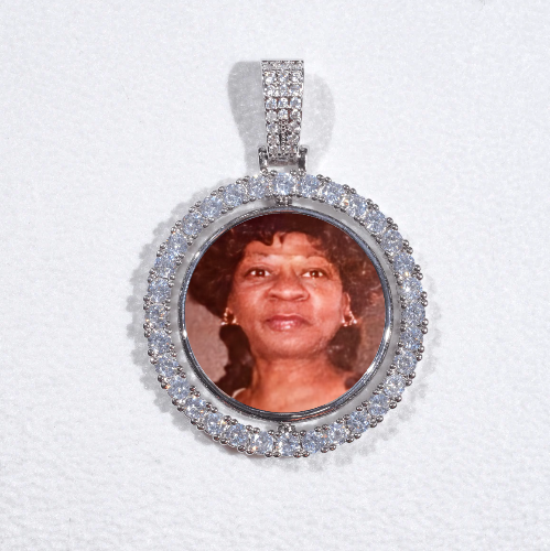3D Spinning 2-Faced Custom Picture Pendant