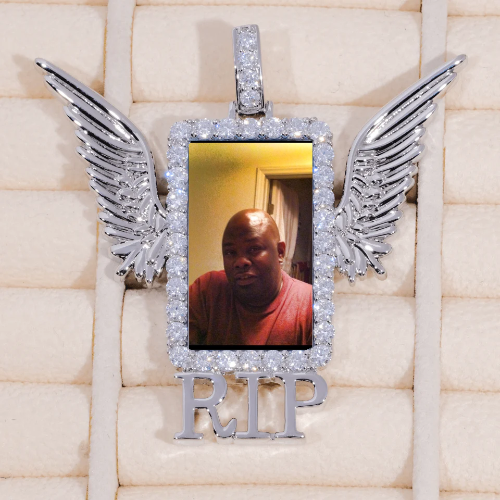 RIP WING 3D CUSTOM PICTURE PENDANT