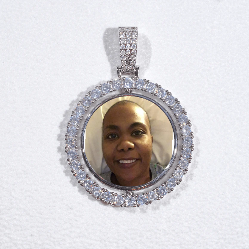 3D Spinning 2-Faced Custom Picture Pendant