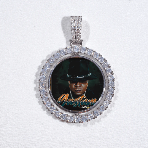 3D Spinning 2-Faced Custom Picture Pendant