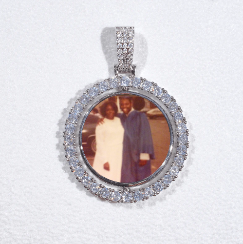 3D Spinning 2-Faced Custom Picture Pendant