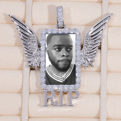 RIP WING 3D CUSTOM PICTURE PENDANT