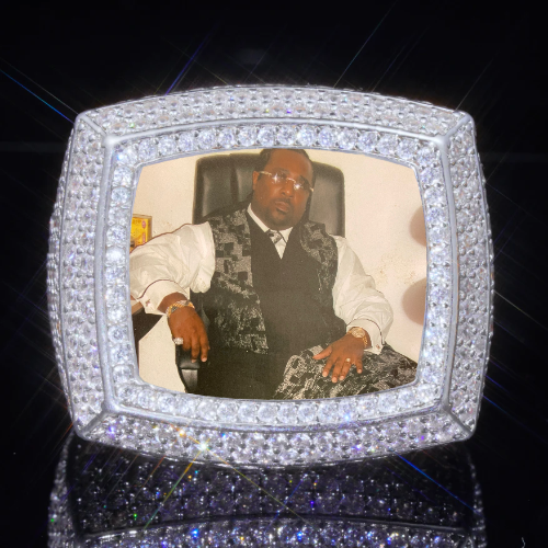 3D CUSTOM PICTURE ICED RING