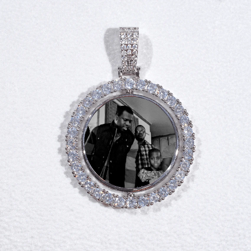 3D Spinning 2-Faced Custom Picture Pendant