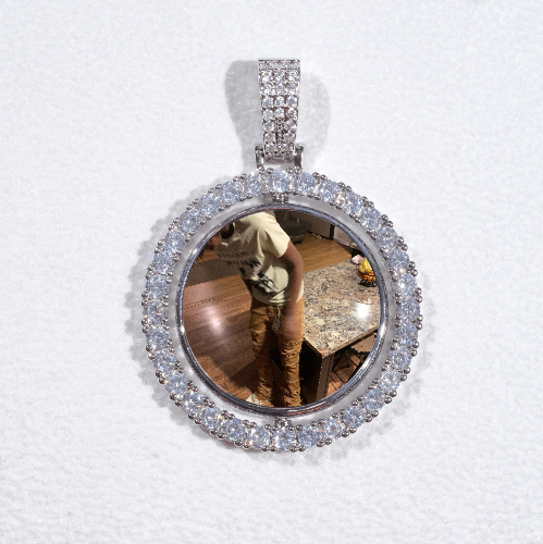 3D Spinning 2-Faced Custom Picture Pendant