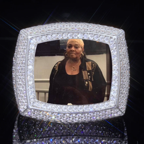 3D CUSTOM PICTURE ICED RING