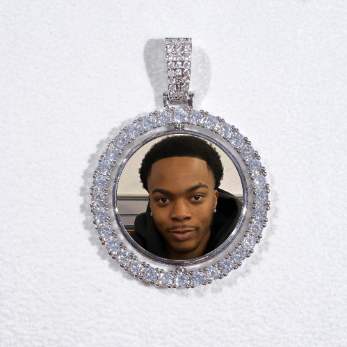 3D Spinning 2-Faced Custom Picture Pendant
