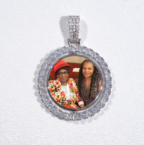 3D Spinning 2-Faced Custom Picture Pendant