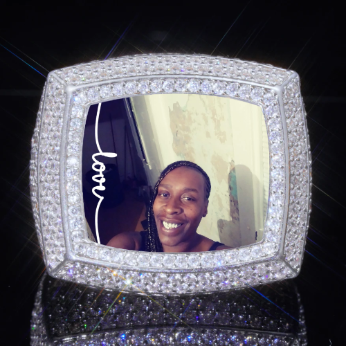3D CUSTOM PICTURE ICED RING