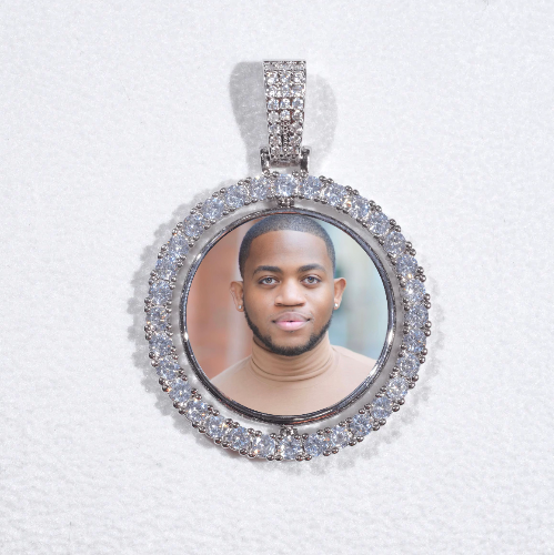 3D Spinning 2-Faced Custom Picture Pendant