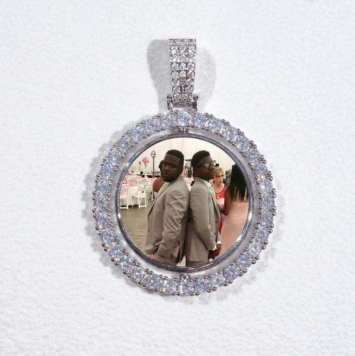 3D Spinning 2-Faced Custom Picture Pendant