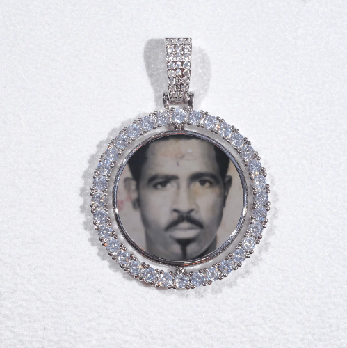 3D Spinning 2-Faced Custom Picture Pendant