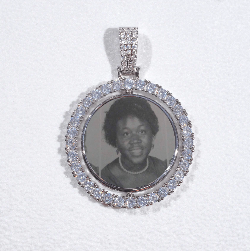 3D Spinning 2-Faced Custom Picture Pendant