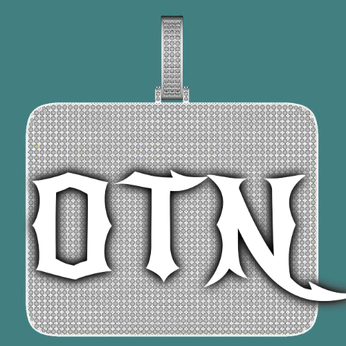 CUSTOM LETTER NECKLACE 3D BIG SQUARE